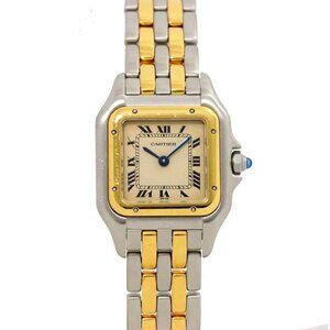 Cartier Panthere Two Row SM 84083242 Quartz Cream Dial K18YG Ladies 90257839